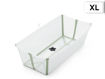 Immagine di Stokke Flexi Bath vaschetta da bagno pieghevole X-Large trasparente-verde - Vaschette