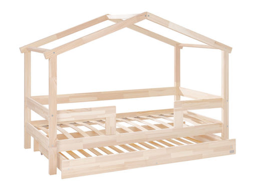 Immagine di Picci letto in legno house bed Cottage naturale - Lettini