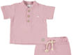 Immagine di Dili Best Natural set maglia e pantaloncino rosa tg 6-12 mesi