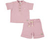 Immagine di Dili Best Natural set maglia e pantaloncino rosa tg 12-18 mesi - T-Shirt e Top