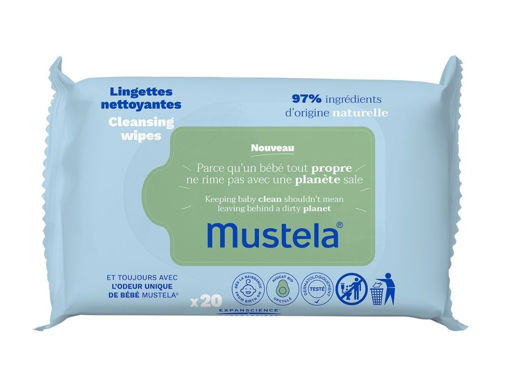 Immagine di Mustela salviette detergenti 20 pz - Creme bambini