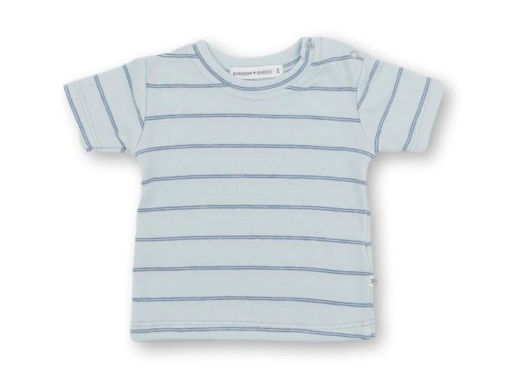 Immagine di Bamboom t-shirt giro collo righe azzurro 352 tg 3 mesi - T-Shirt e Top