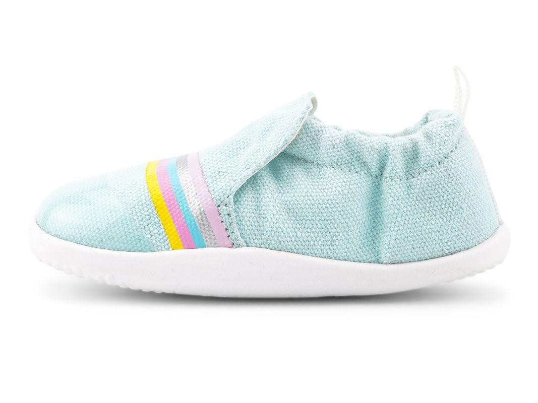 Bobux scarpa Xplorer Scamp aqua + silver rainbow art 501709 prezzo 45,00 €