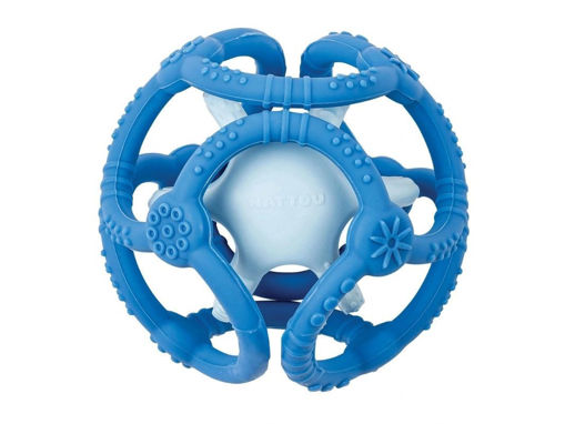 Immagine di Nattou set 2 palline in silicone azzurro - Educativi