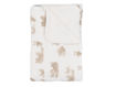 Immagine di Bamboom coperta lettino Jersey Print in bambù organico + spugna peluche 140 x 100 cm orso - Corredino nanna