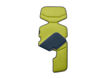 Immagine di Doolittle foderina traspirante Airboard taglia S blu-verde lime