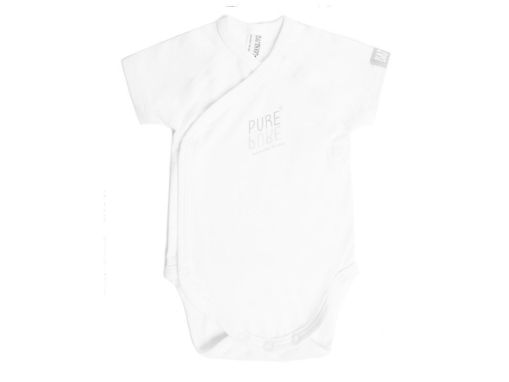 Body In Bambù Organico Per Bambino Bamboom - Mezza Manica, Taglia 6 Mesi, Made In Italy, Con Clip Pratiche