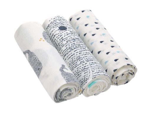 Immagine di Laessig copertina morbida 3 pz tg. L water whale - Corredino nanna