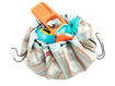 Immagine di Play&Go sacco portagiochi e tappeto 2in1 outdoor stripes - Portagiochi