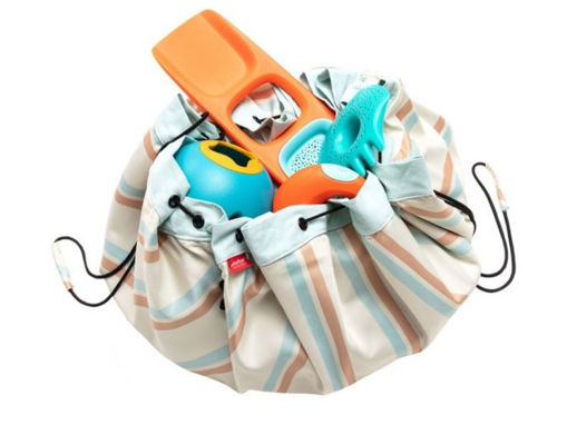 Immagine di Play&Go sacco portagiochi e tappeto 2in1 outdoor stripes - Portagiochi