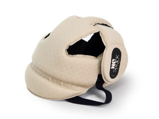 Immagine di Ok Baby caschetto di protezione per gattonamento Crawling Helmet beige - Protezioni Casa