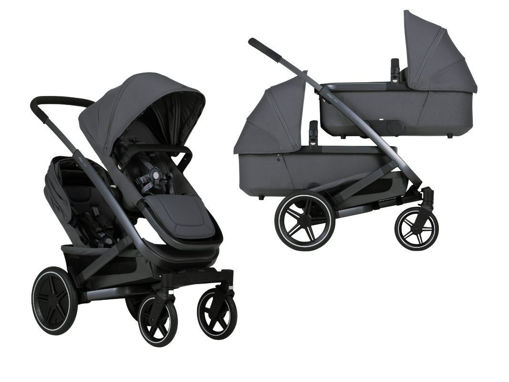 Immagine di Joolz set gemellare Geo3 pure grey - Passeggini gemellari