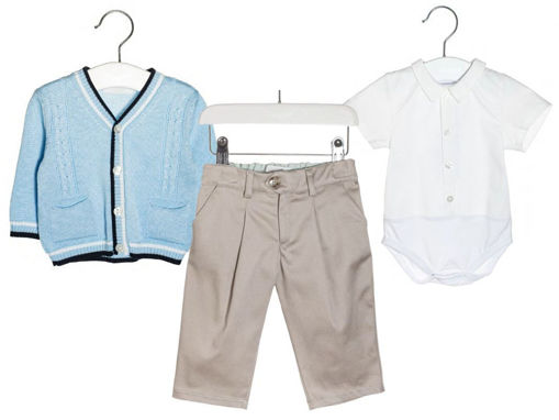 Immagine di Coccodè completo cardigan t-shirt pantaloni Tenerintrecci tg 6 mesi - Maglie