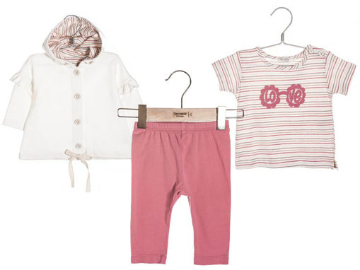 Immagine di Coccodè completo felpa estiva t-shirt leggins Dahlia tg 6 mesi - Maglie