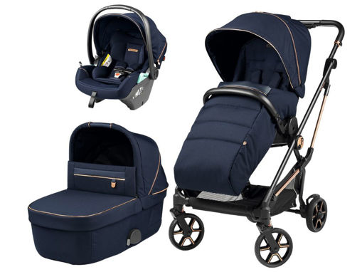 Immagine di Peg Perego trio Vivace Slk special edition blue shine - Passeggini trio e duo