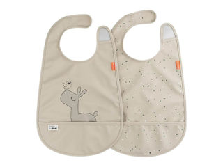 Immagine di Done by Deer set da due bavaglini Deer Friends lalee sabbia - Bavaglini Neonato