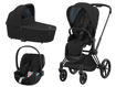 Immagine di Cybex trio Priam 4.0 telaio matt black-deep black - Passeggini trio e duo