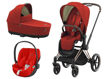 Immagine di Cybex trio Priam 4.0 telaio rosegold-autumn gold - Passeggini trio e duo