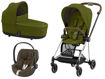 Immagine di Cybex trio Mios 3.0 chrome brown-khaki green - Passeggini trio e duo