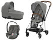 Immagine di Cybex trio Mios 3.0 chrome brown-soho grey - Passeggini trio e duo