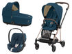 Immagine di Cybex trio Mios 3.0 rosegold-mountain blue - Passeggini trio e duo