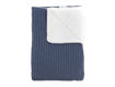 Immagine di Bamboom coperta lettino Goffrato bambù organico + spugna peluche 140 x 100 cm jeans blu