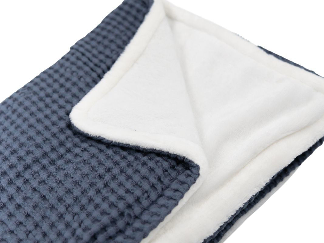 Coperta Per Lettino Tipi - Grigio/Bianco, 70x140 Cm, Cotone Naturale - Foto 13