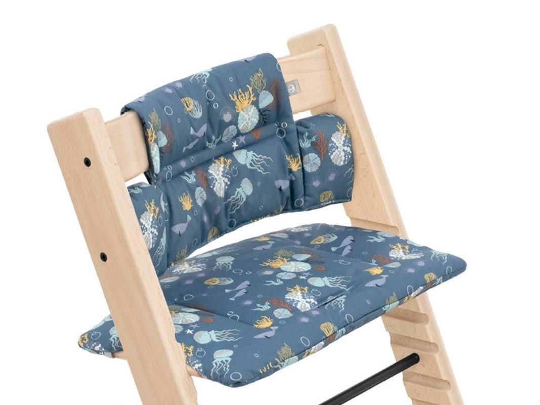STOKKE STEPS Cuscino Per Baby Set – Colore Geometric Grey, Comfort E Design Per La Sedia STEPS