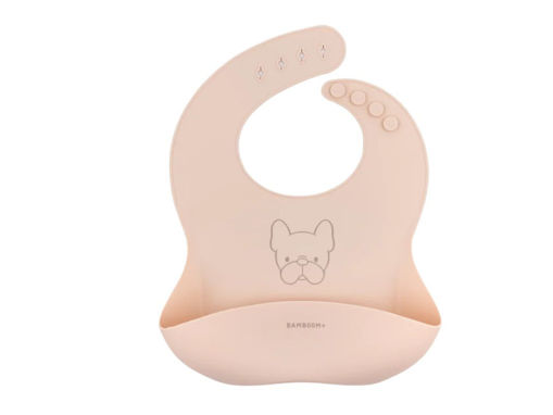 Immagine di Bamboom bavaglino in silicone rosa - Bavaglini Neonato