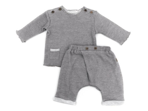 Immagine di Bamboom completo bebè Twinset grigio 398 tg 1 mese - T-Shirt e Top