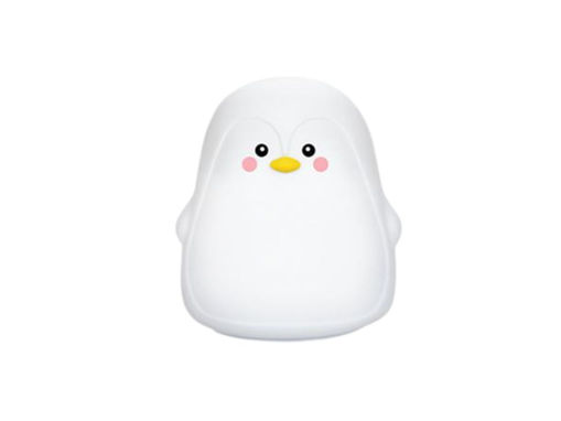 Immagine di Innogiò luce antibuio in silicone con proiettore pinguino - Luci antibuio
