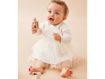 Immagine di Noukie's abito in maglia con tulle bianco tg 3 m