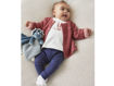 Immagine di Noukie's completo cardigan, t-shirt e pantaloni bianco-rosa tg 3