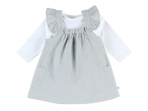 Immagine di Noukie's  completo vestito salvia e maglietta bianca tg 3 m - T-Shirt e Top