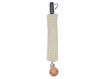 Immagine di Bamboom portaciuccio SoftStone con clip in legno avorio - Portaciuccio e catenelle