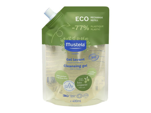 Immagine di Mustela eco-refil Gel Detergente Bio 400 ml - Creme bambini