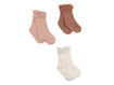 Immagine di Bamboom 3 paia calze con pizzo rosa cipria-panna-rosa scuro 4120004 tg 0-3 mesi