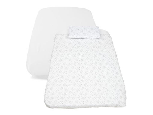 Immagine di Chicco set culla 3 pz Next2me forever bear grigio - Corredino nanna