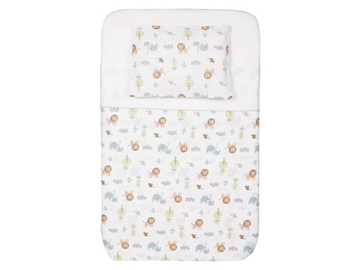 Immagine di Chicco set culla 3 pz con copripiumino Next2Me light animals - Corredino nanna