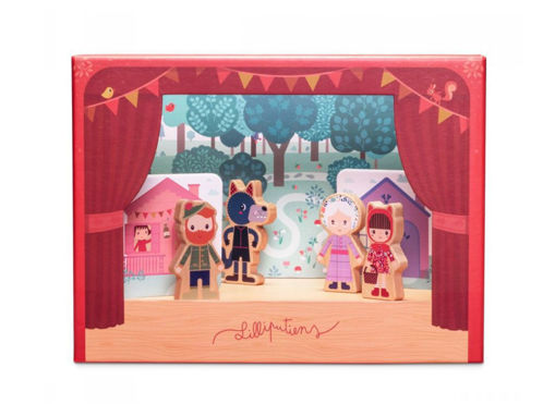 Immagine di Lilliputiens teatro magnetico cappuccetto rosso  83406 - Giochi educativi