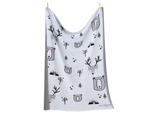 Immagine di Ecomikro coperta cotone gots 80 x 100 orso - Corredino nanna