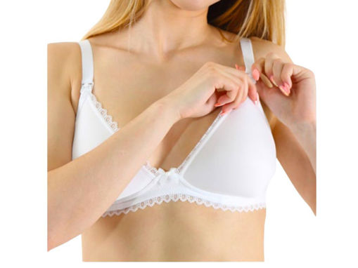 Immagine di Mysanity reggiseno allattamento imbottito 3D bianco tg 5C - Outlet