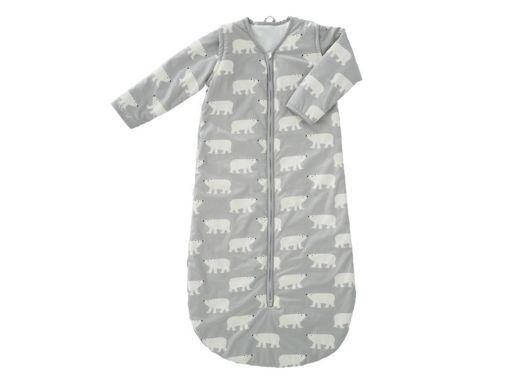 Immagine di Fresk sacco nanna invernale con maniche zip 90 cm orso polare - Sacchi nanna