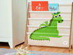 Immagine di 3 Sprouts libreria frontale montessoriana drago verde
