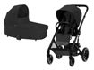 Immagine di Cybex duo Balios S Lux black-moon black - Passeggini trio e duo