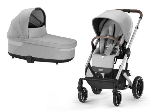 Immagine di Cybex duo Balios S Lux silver-stone grey - Passeggini duo