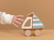 Immagine di Little Dutch barca in legno con ruote