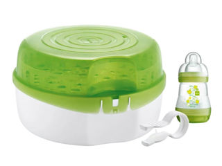 Visualizza i dettagli per MAM sterilizzatore per forno a microonde - Sterilizzatori biberon Immagine di MAM sterilizzatore per forno a microonde - Sterilizzatori biberon