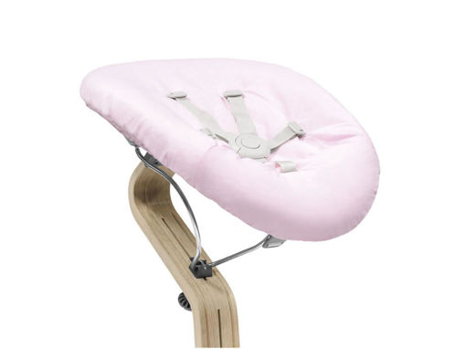 Immagine di Stokke Newborn Set per Nomi con tessile double-face bianco/grigio-rosa - Accessori seggiolone