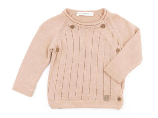 Immagine di Bamboom maglia incrociata trattini Knitted rosa 467 tg 1 mese - Maglie